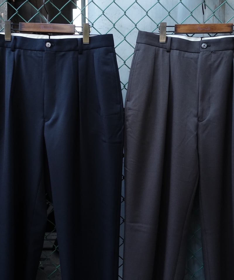 NEAT / WOOL GABARDINE NEAT CHINO | Burnish