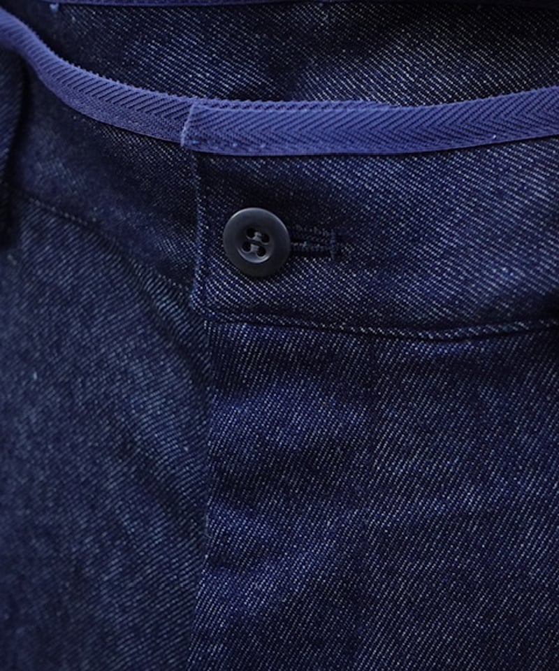 m's braque GATHERED DENIM インディゴブルー 40｜BLOG | MANHOLE