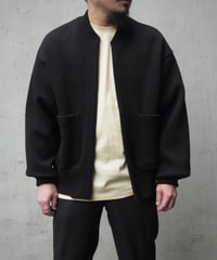 POSTELEGANT(UNISEX) / HEMP COTTON KNIT BLOUSON