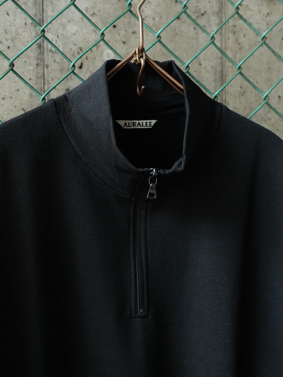 25AW】AURALEE(MENS) / LIGHT WOOL SWEAT HALF ZIP