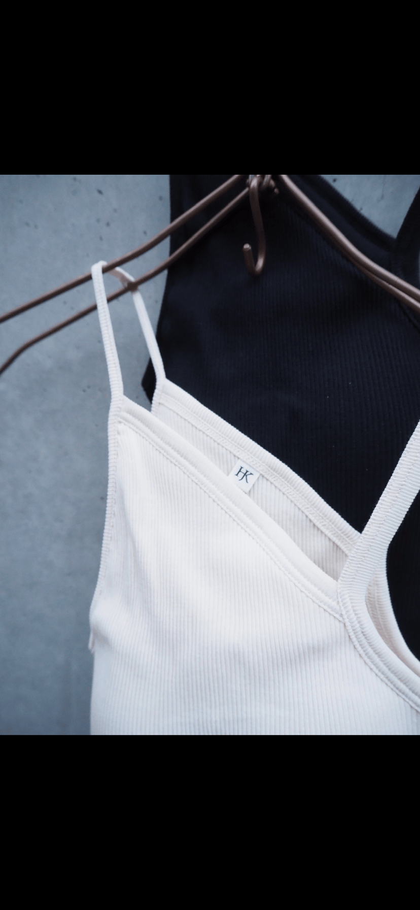 トップス HAKUJI Twist Cotton Bra Tank Green Twist cotton bra tank | HAKUJI (Women)/ハクジ