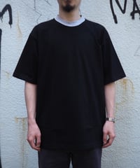 GICIPI(MENS) / CEFALO CREWNECK RELAX FIT RINGER T-SHIRT