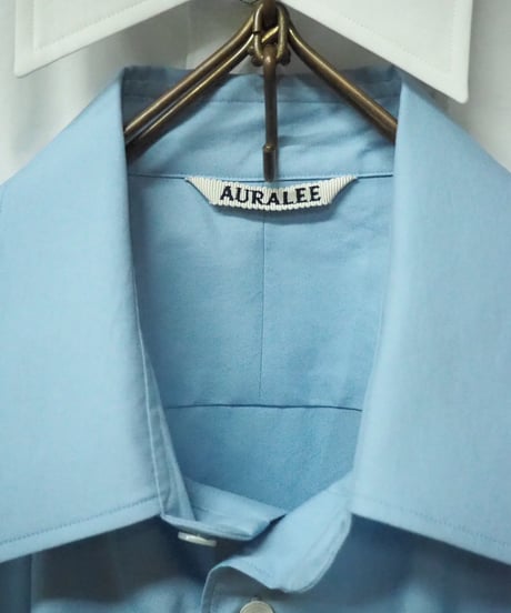 AURALEE(MENS) / WASHED FINX TWILL SHIRT
