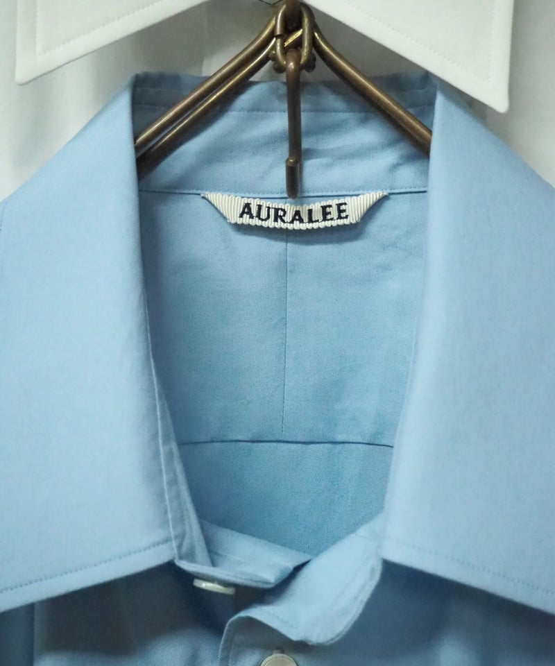 26SS】AURALEE(MENS) / WASHED FINX TWILL SHIRT |