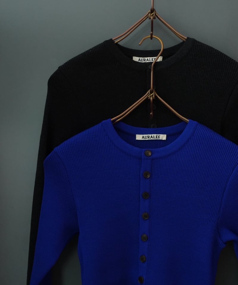 AURALEE(WOMENS) / SUPER FINE WOOL HIGH GAUGE RI