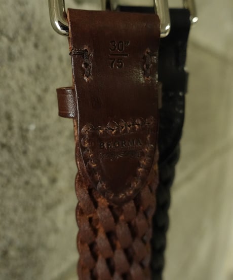 BEORMA(UNISEX) / 28mm BASKET WEAVE MESH BELT