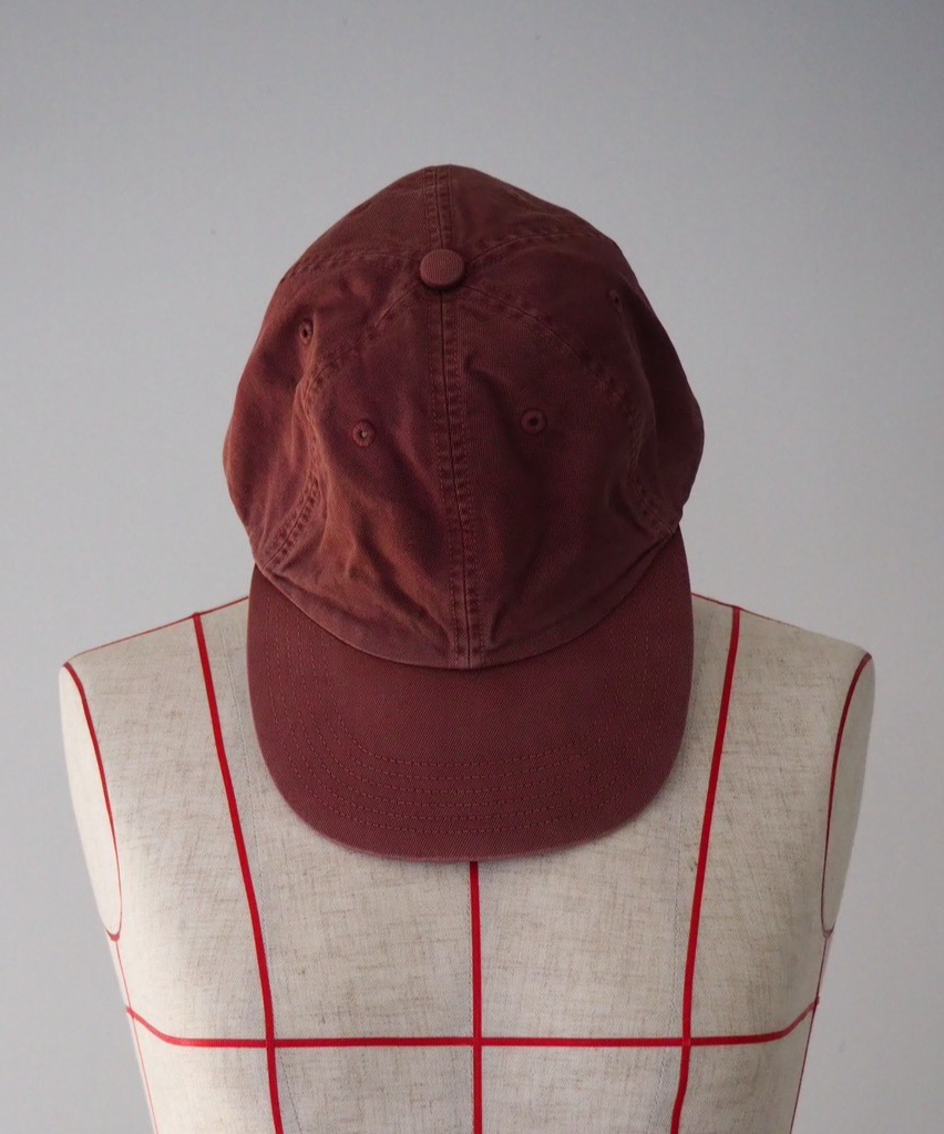 AURALEE(UNISEX) / GARMENT-DYED FINX CHINO CAP M