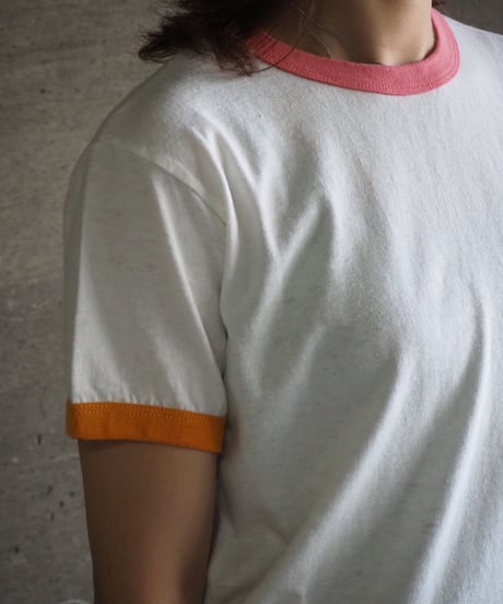 FilMelange(WOMENS) / EMMA VINTAGE TENJIKU RINGER T-SHIRT