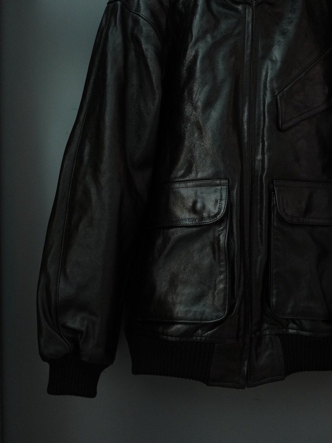 25AW】AURALEE(MENS) / LAMB LEATHER ZIP BLOUSON