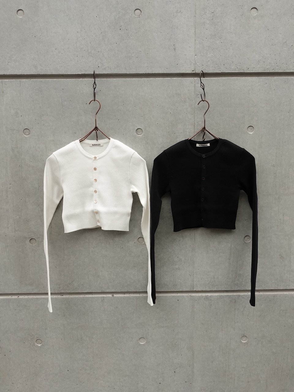 トップス AURALEE | COTTON HIGH GAUGE RIB KNIT AURALEE(WOMENS) / COTTON HIGH GAUGE RIB KNIT CR