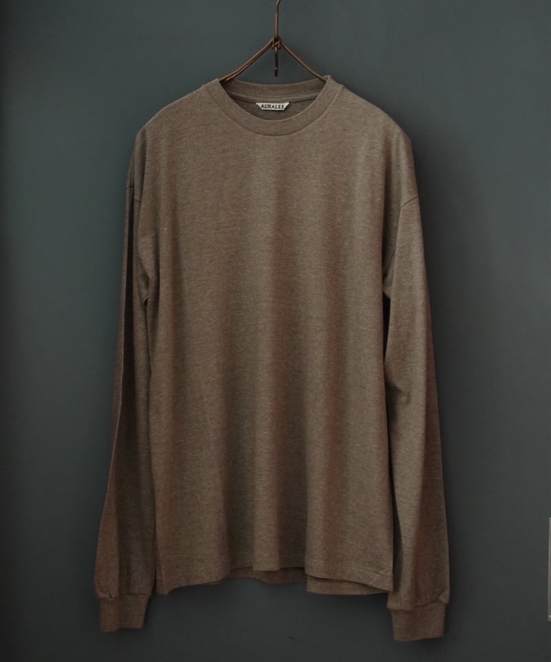 AURALEE(MENS) / SEAMLESS L/S TEE | Burnish