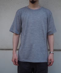 FilMelange(MENS) / WOLF NEW ZEALAND MERINO WOOL TENJIKU SHORT SLEEVE T-SHIRT