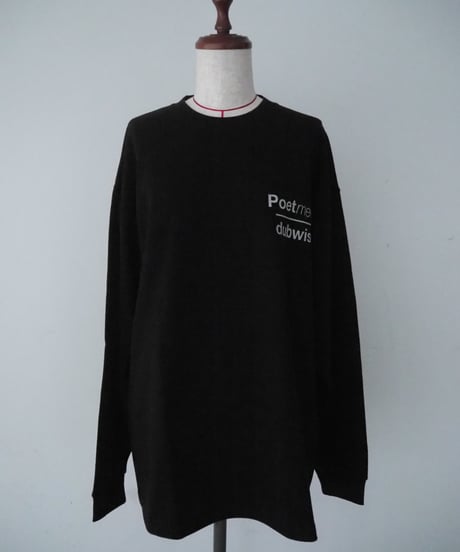 POET MEETS DUBWISE(UNISEX) / PMD STAMP LOGO OVERSIZED L/S T-SHIRT