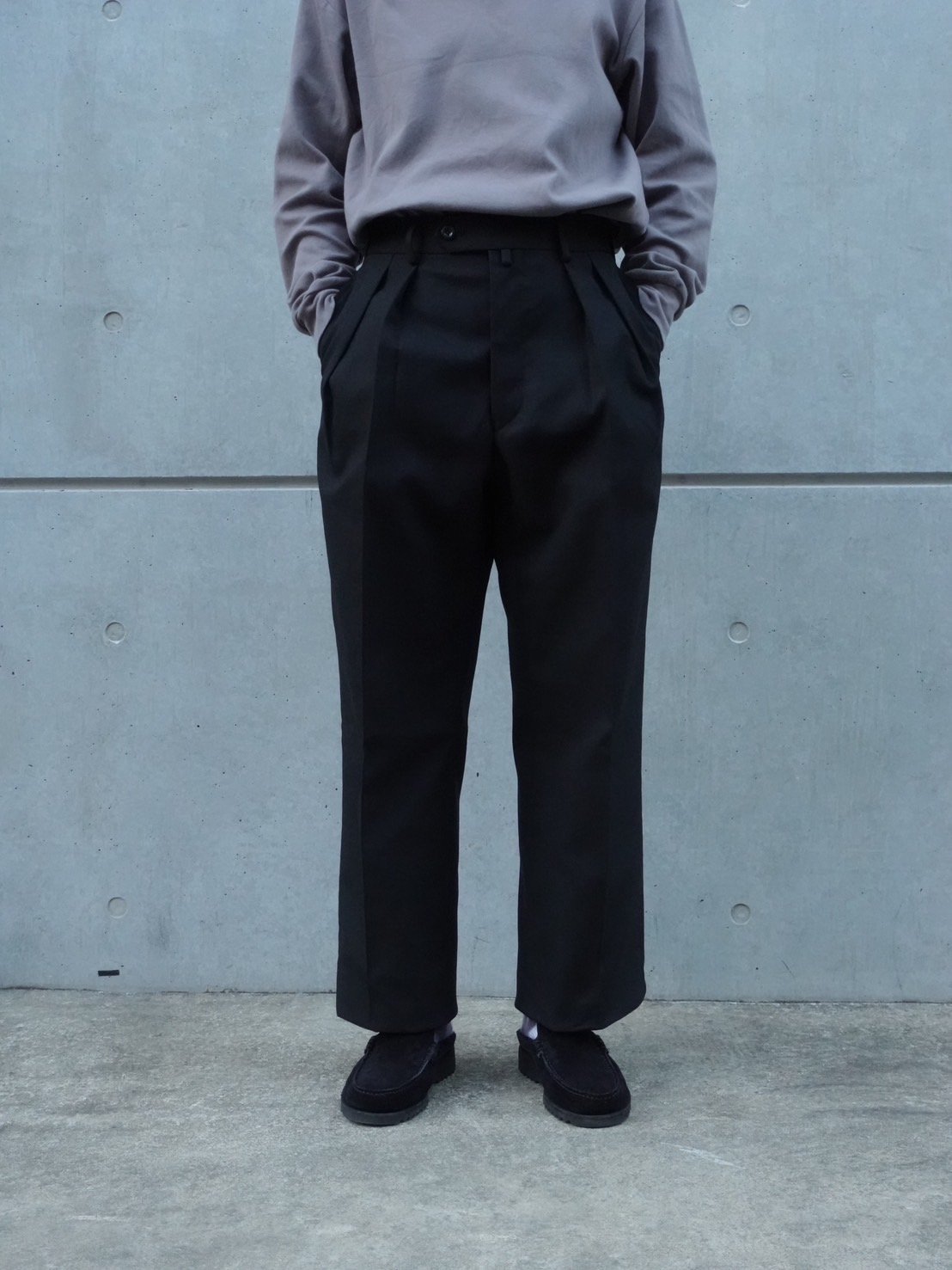 25SS】NEAT / HOPSACK WIDE | Burnish 25SS】NEAT / HOPSACK WIDE | Burnish