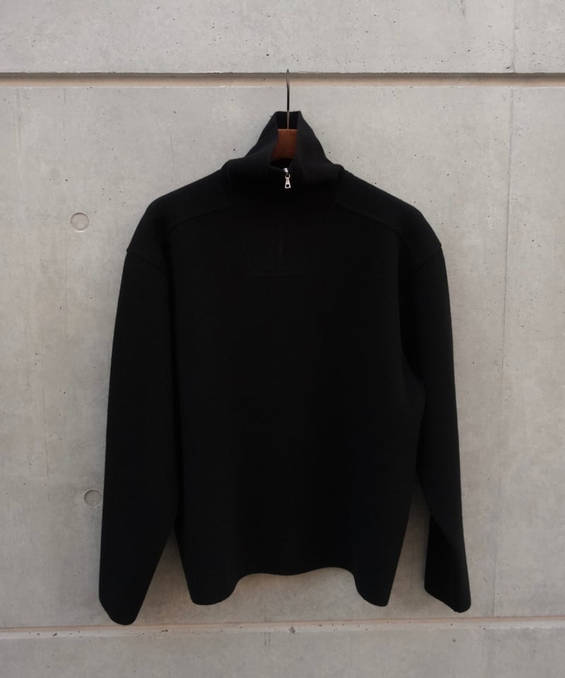 AURALEE(WOMENS) / HEAVY MILANO RIB KNIT ZIP TUR