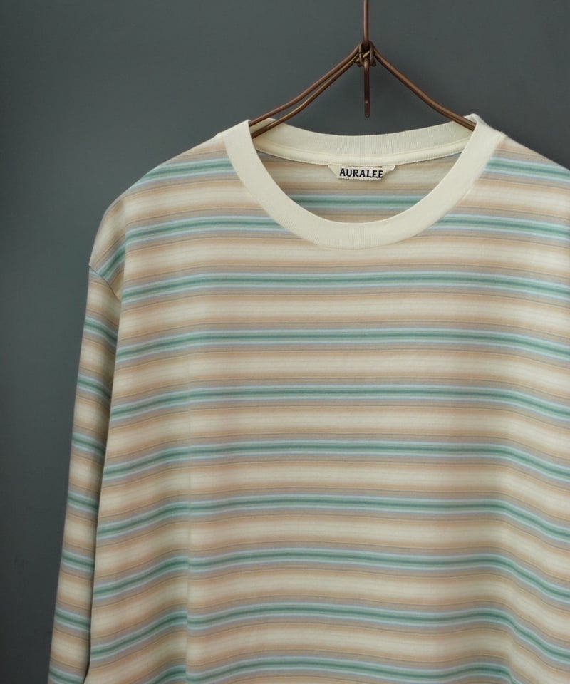25AW】AURALEE(MENS) / GRADIENT STRIPE JERSEY L/