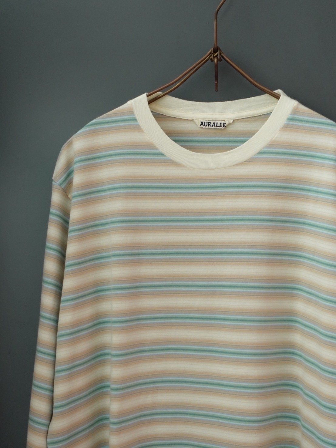 25AW】AURALEE(MENS) / GRADIENT STRIPE JERSEY L/