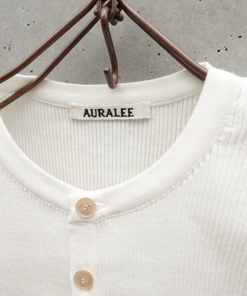 トップス AURALEE | COTTON HIGH GAUGE RIB KNIT AURALEE(WOMENS) / COTTON HIGH GAUGE RIB KNIT CR