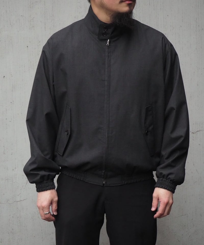 AURALEE(MENS) / ULTRA FINE TROPICAL WOOL ZIP BL