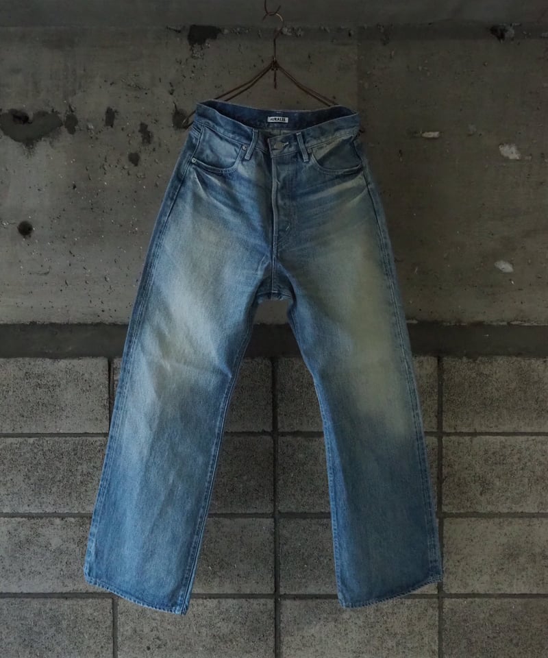 AURALEE(WOMENS) / SELVEDGE FADED HEAVY DENIM PA