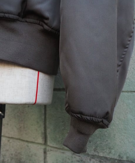 AURALEE(MENS) / HIGH DENSITY SILK TWILL FLIGHT BLOUSON