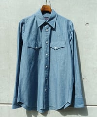 HANDROOM / WESTERN SHIRTS CHAMBRAY