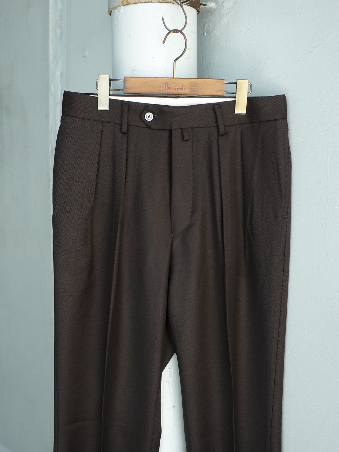 NEAT / WOOL TRICOTINE FLARE | Burnish