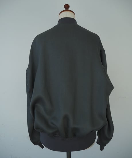 SCYE(MENS) / LINEN SATEN BOMBER JACKET