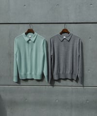 MEIAS(UNISEX) / WOOL POLO PULL OVER