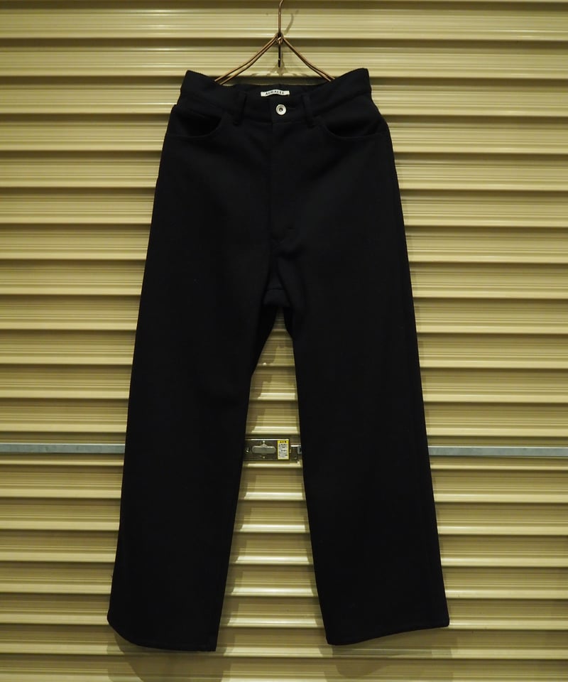 AURALEE(WOMENS) / SILK NEP DENIM 5P WIDE PANTS