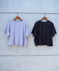 FilMelange(WOMENS) / LIDA ORGANIC RAFFY TENJIKU SHORT SLEEVE T-SHIRTS