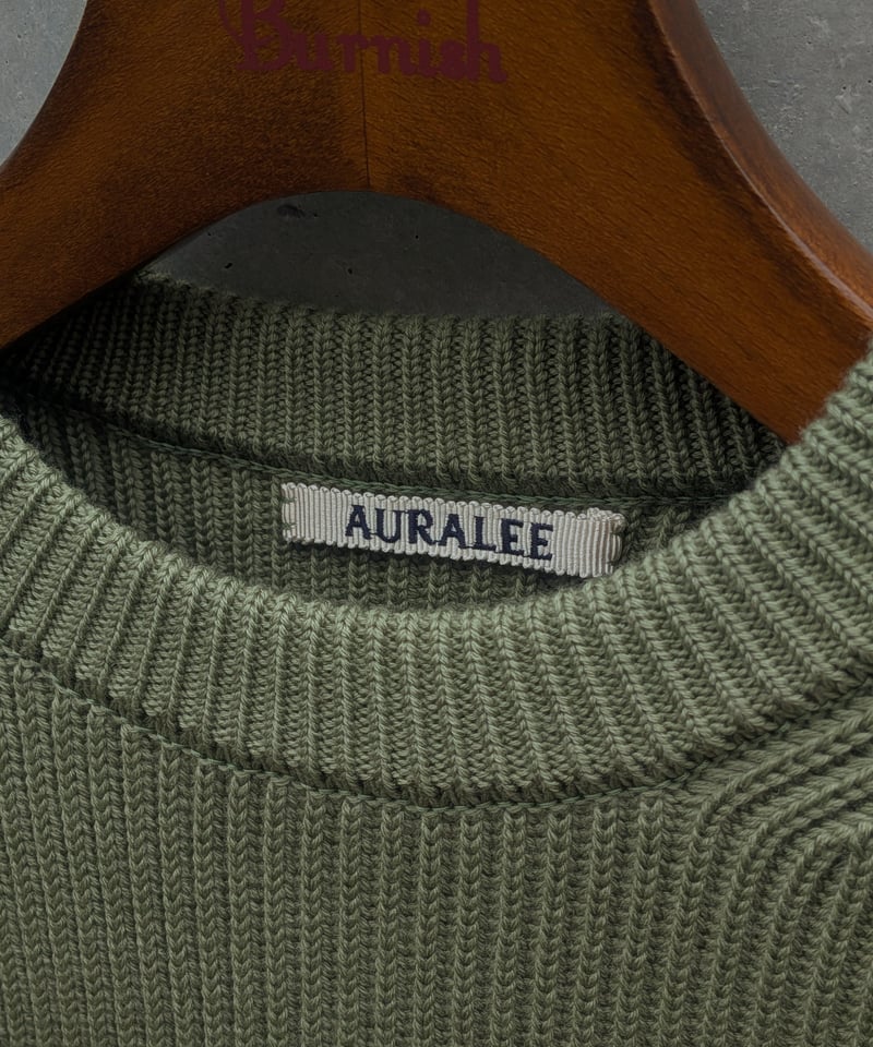 AURALEE(WOMENS) / SUPER FINE WOOL SOFT RIB KNIT