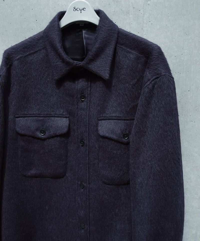 SCYE(MEN`S) / ALPACA SHAGGY SHIRT JACKET | Burn...