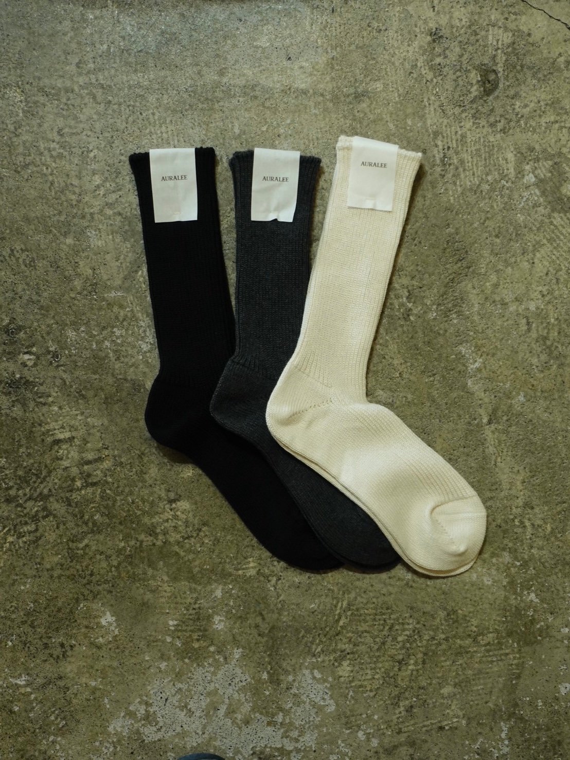 りゅうさま専用 AULAEE COTTON CASHMERE SOCKS 3足 りゅうさま専用 AULAEE COTTON CASHMERE SOCKS 3足 りゅうさま