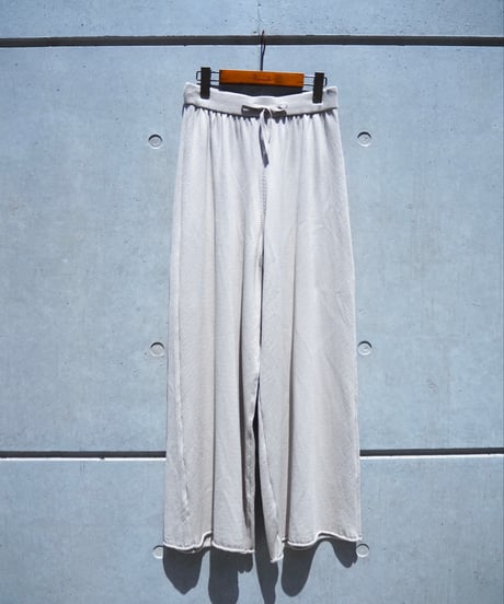 POSTELEGANT(UNISEX) / COTTON SILK KNIT TOUSERS