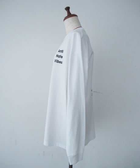 POET MEETS DUBWISE(UNISEX) / Anti Hate Vibes L/S T-SHIRT