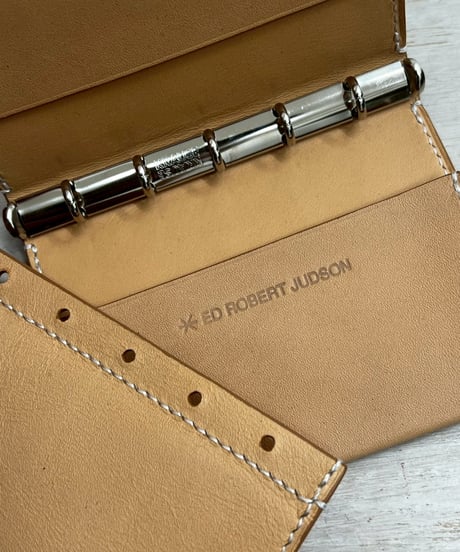 ED ROBERT JUDSON / BUND BINDER MINI WALLET TAN