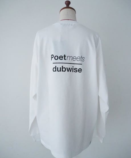 POET MEETS DUBWISE(UNISEX) / PMD STAMP LOGO OVERSIZED L/S T-SHIRT