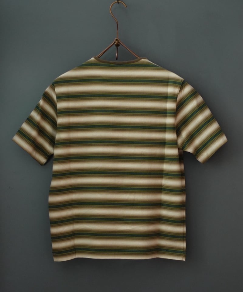 トップス AURALEE 25AW GRADIENT STRIPE JERSEY TEE 25AW】AURALEE GRADIENT STRIPE JERSEY TEE 