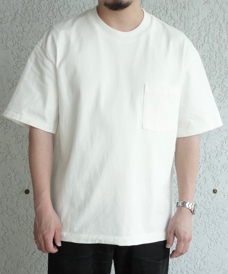 AURALEE HEAVY WEIGHT POCKET TEE サイズ1 Auralee 'Heavy Weight Pocket Tee' (White) – C'H'C'M'