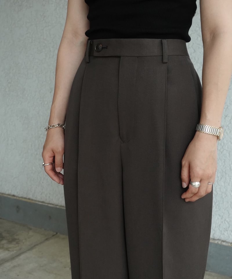 AURALEE(WOMENS) / LIGHT WOOL MAX GABARDINE SLAC