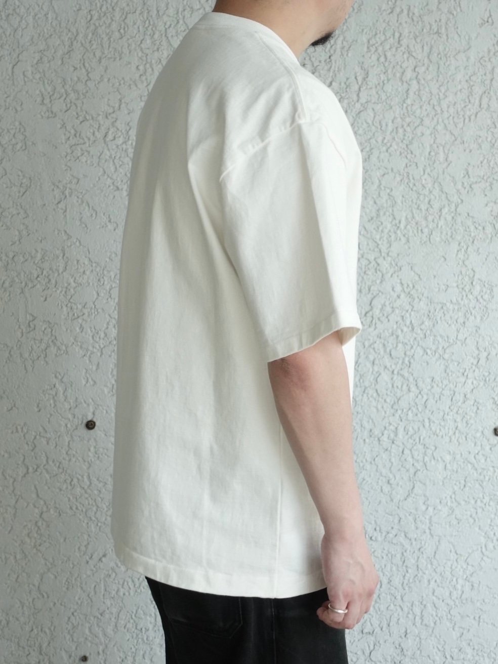 AURALEE(MENS) / HEAVY WEIGHT POCKET TEE | Burnish