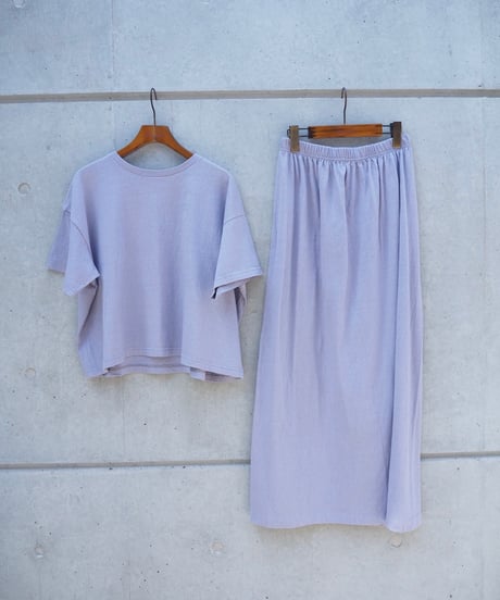 FilMelange(WOMENS) / LIDA ORGANIC RAFFY TENJIKU SHORT SLEEVE T-SHIRTS