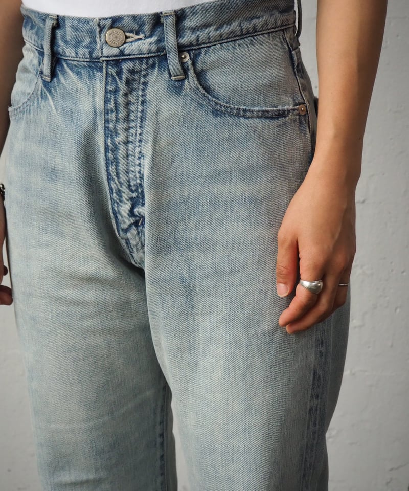 AURALEE(WOMENS) / FADED SELVEDGE LIGHT DENIM PA