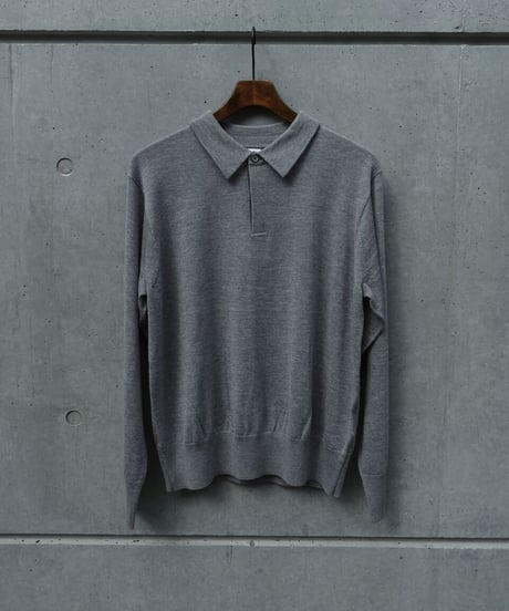 MEIAS(UNISEX) / WOOL POLO PULL OVER