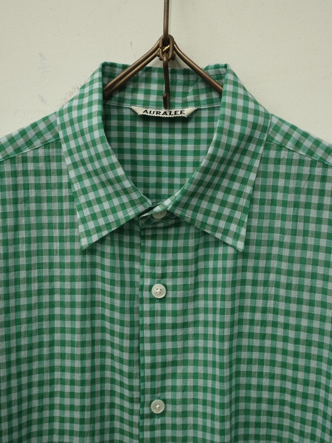 AURALEE(WOMENS) / AIRY LIGHT COTTON CHECK BIG S AURALEE(WOMENS) / AIRY LIGHT COTTON CHECK BIG S