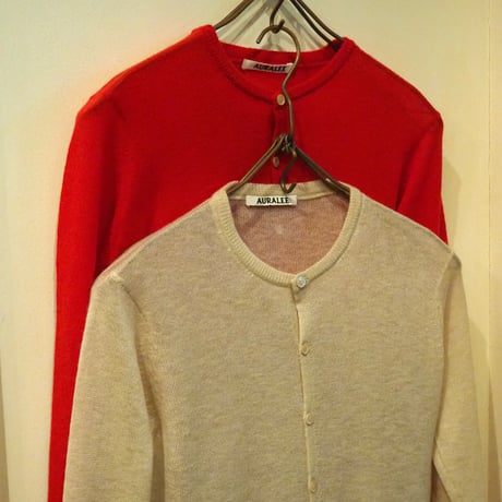 【26SS】AURALEE(WOMENS) / SHEER CASHMERE KNIT CARDIGAN