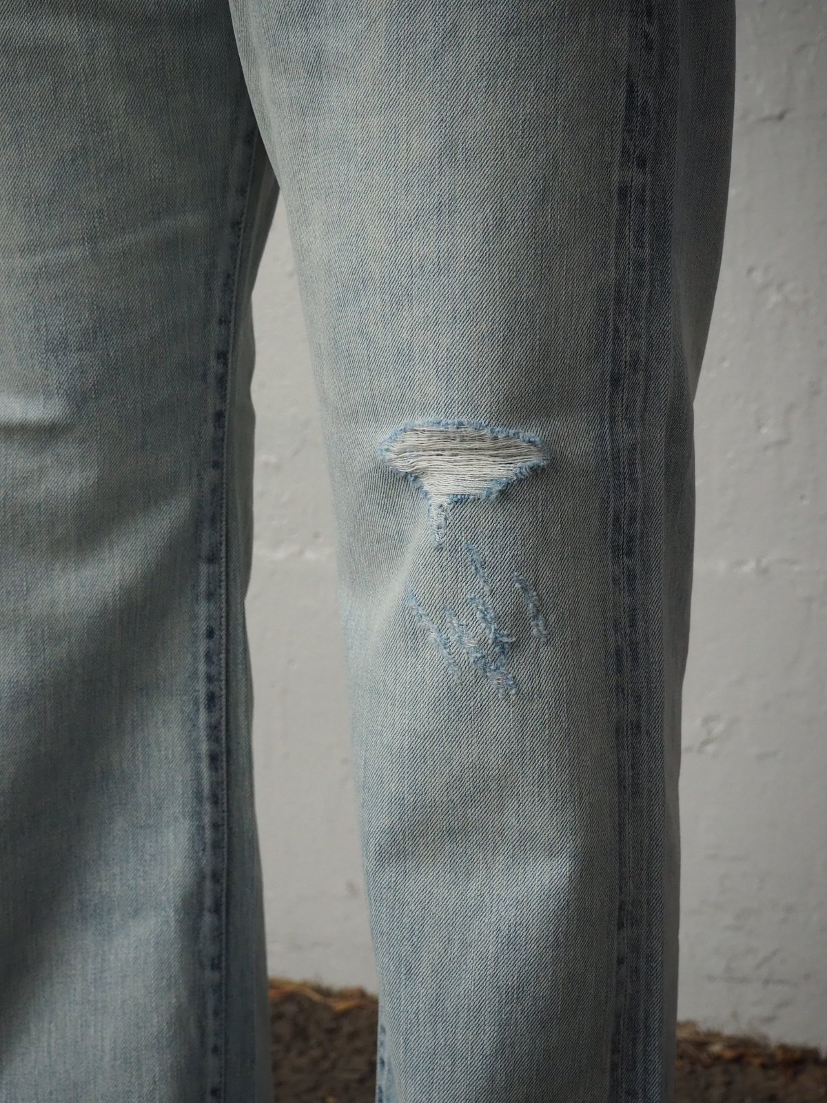 AURALEE(WOMENS) / FADED SELVEDGE LIGHT DENIM PA