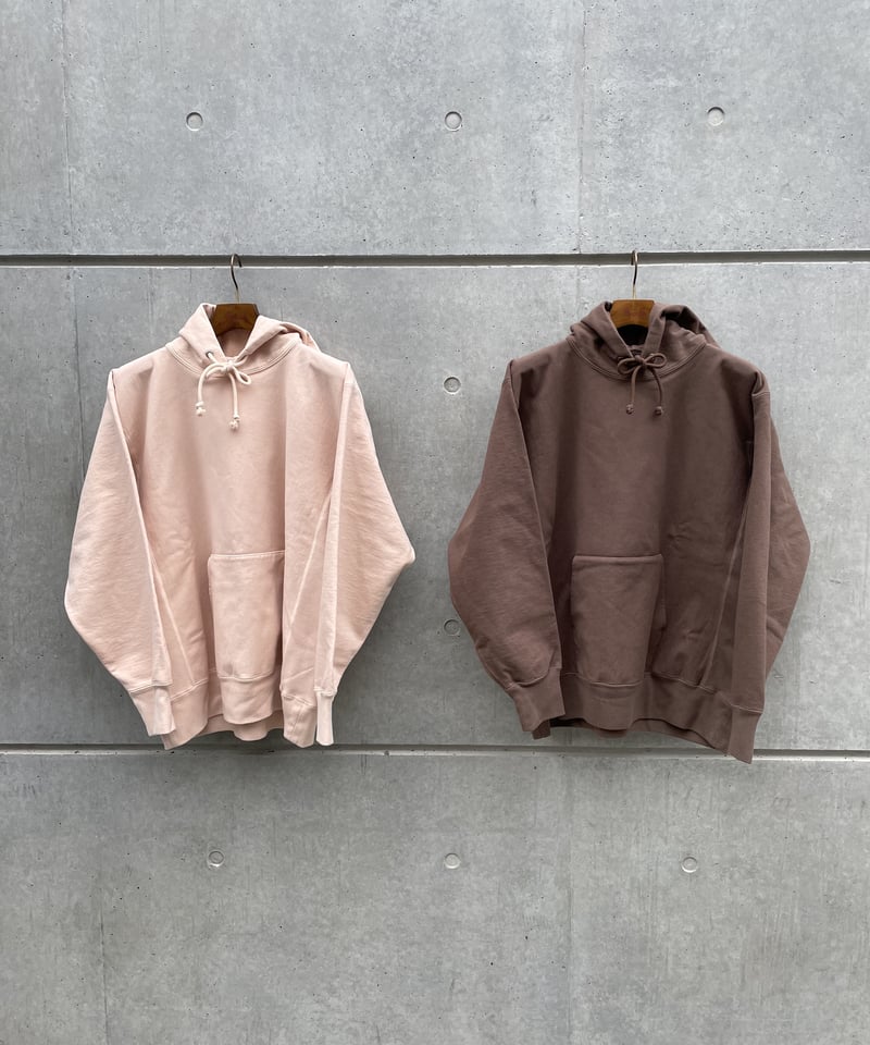 カラーAURALEE SUPER MILLED SWEAT P/O PARKA