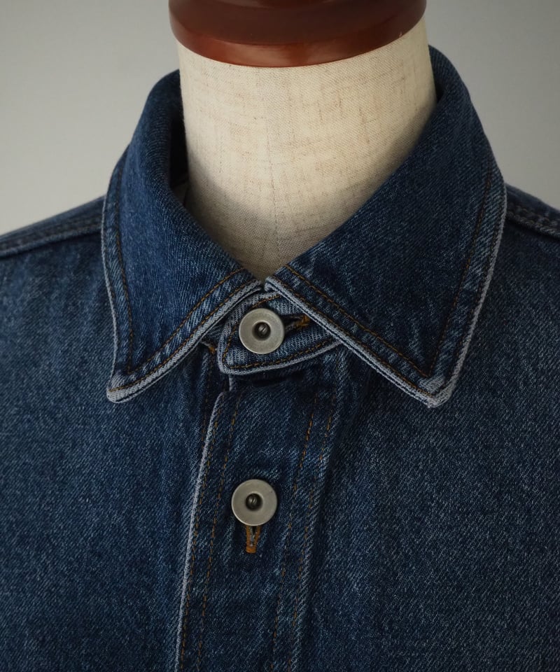 STUDIO NICHOLSON (MENS) / SAXON DENIM OVERSHIRT